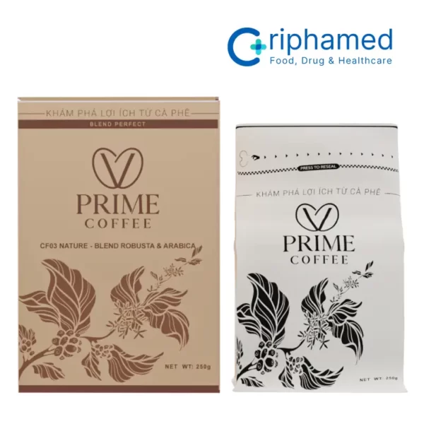 V-prime Coffee Cf03 Nature -cà Phê Xay Trộn Arabica Và Robusta - Droppii Mall