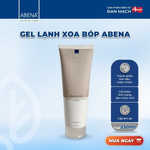 Gel lạnh xoa bóp giảm đau Abena Active Gel 250ml - Droppii Mall