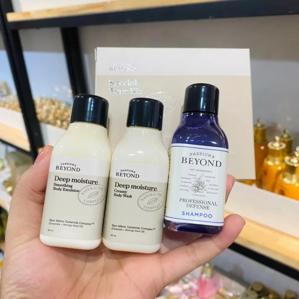 Ảnh Thực Tế Beyond Professional Defense Shampoo - Beyond Deep Moisture Smoothing Body Emulsion - Beyond Deep Moisture Creamy Body Wash