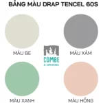 Bảng Màu Ga Trải Giường Drap Tencel 60s - Tân Phát - Droppii Mall