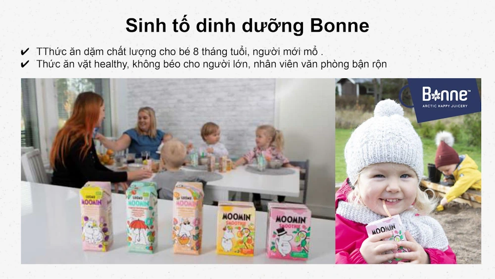 Bonne - Smoothie Soul Juice - Thức ăn Dặm Chất Lượng Cho Bé 8 Tháng Tuổi - Droppii Mall