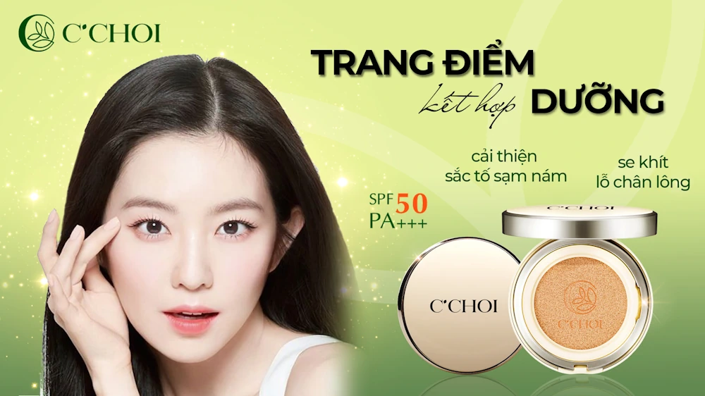 Combo Phấn Nước C'choi Herbal Dd Cushion Trang điểm Kết Hợp Dưỡng - Punar - Droppii Mall