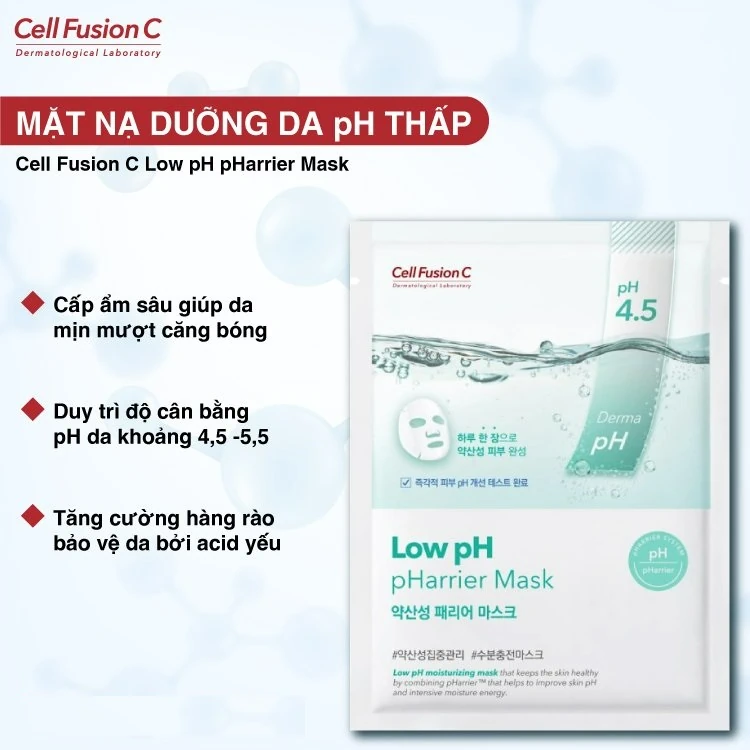 Công Dụng Cell Fusion C Low Ph Pharrier Mask - Droppii Mall