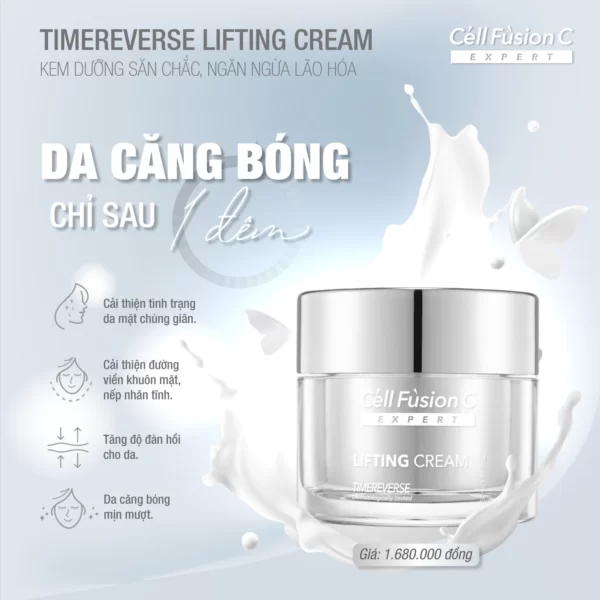 Công Dụng Kem Dưỡng Time Reverse Lifting Cream Cell Fusion C Expert - Droppii Mall