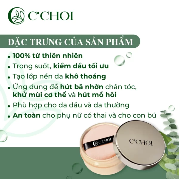 Đặc Trưng Sản Phẩm Phấn Phủ C'choi Velvet Film Powder Foundation - Punar - Droppii Mall