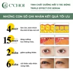 Hiệu Quả Sử Dụng Tinh Chất Dưỡng Mắt 3 Tác động C’choi - Triple Effect Eye Serum - Punar - Droppii Mall