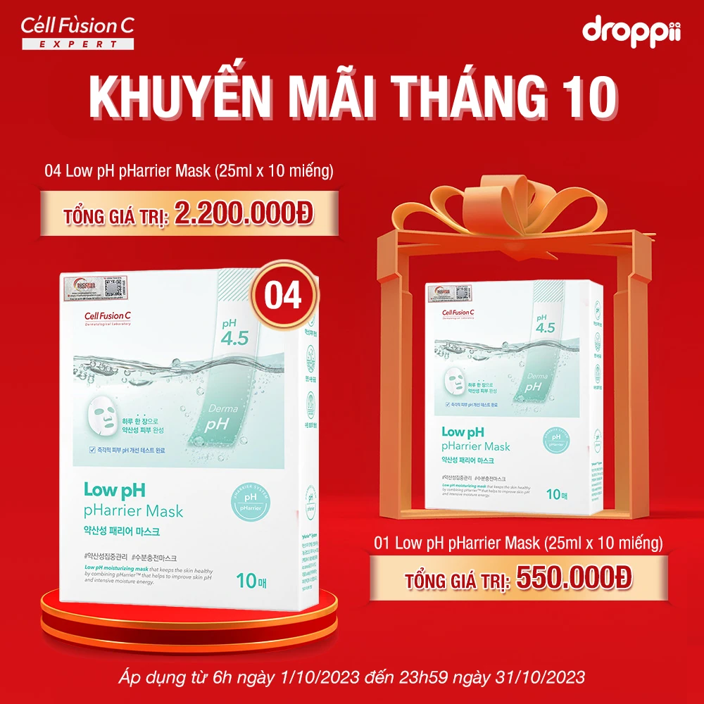 Khuyến Mãi Cell Fusion C Low Ph Pharrier Mask - Droppii Mall