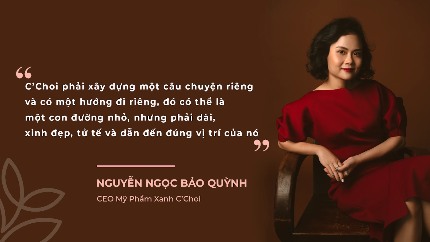 Nguyễn Ngọc Bảo Quỳnh - Ceo Mỹ Phẩm Xanh C'choi