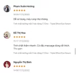 Nhận Xét đánh Giá Review Tinh Chất Dưỡng Mắt C’choi 3 Tác động - Triple Effect Eye Serum