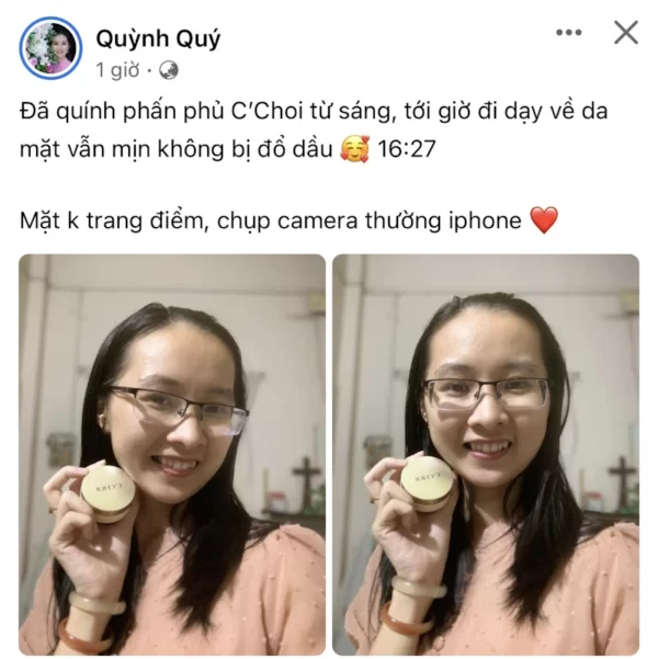 Review Phấn Phủ C'choi Velvet Film Powder Foundation - Punar - Droppii Mall