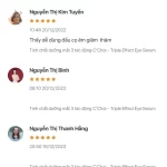 Review Tinh Chất Dưỡng Mắt Triple Effect Eye Serum 3 Tác động C’choi