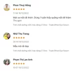 Review Tinh Chất Dưỡng Mắt Triple Effect Eye Serum C’choi 3 Tác động