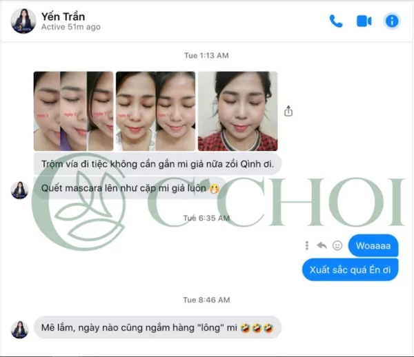 Review Dưỡng Mi Tế Bào Gốc C'choi - Bio-placenta Lash Serum - Punar - Droppii Mall - Hình 6