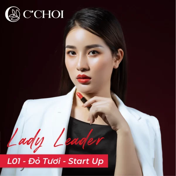 Son Sáp C’choi L01 đỏ Tươi Start Up - Lady Leader - Punar - Droppii Mall