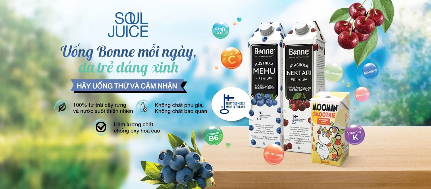 Thương Hiệu Bonne - Nước ép Tâm Hồn Soul Juice - Droppii Mall