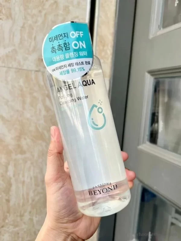 Trên Tay Cahi Nước Tẩy Trang Beyond Angel Aqua Purifying Cleansing Water - Droppii Mall