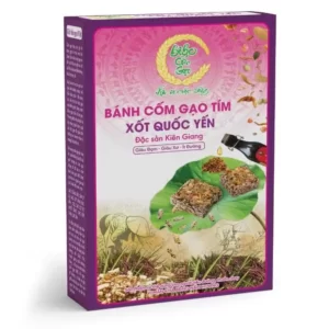 Bánh Cốm Gạo Tím Xốt Quốc Yến đặc Sản St Bibo - Đặc Sản Kiên Giang - Droppii Mall