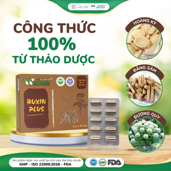 Buxin Plus - Bổ Khí Huyết - Droppii Mall