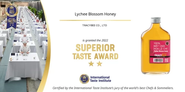 Lychee Blossom Honey Is Granted The 2022 Superior Taste Award - International Taste Institute