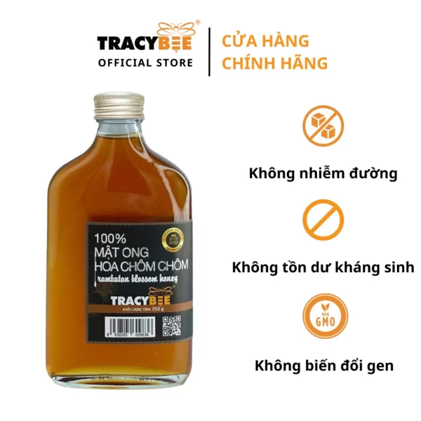 Mật Ong Hoa Chôm Chôm Nguyên Chất Tracybee - Droppii Mall