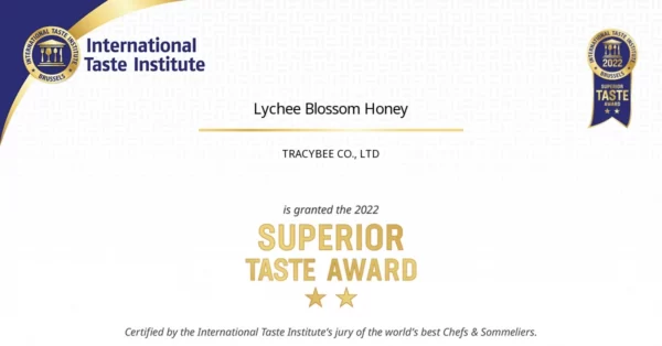 Tracybee Co., Ltd Is Granted The 2022 Superior Taste Award - International Taste Institute