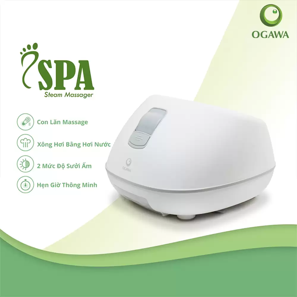 Ưu điểm Máy Massage Chân Bằng Hơi Nước Ogawa Ispa Steam Foot Massager (of-3006)